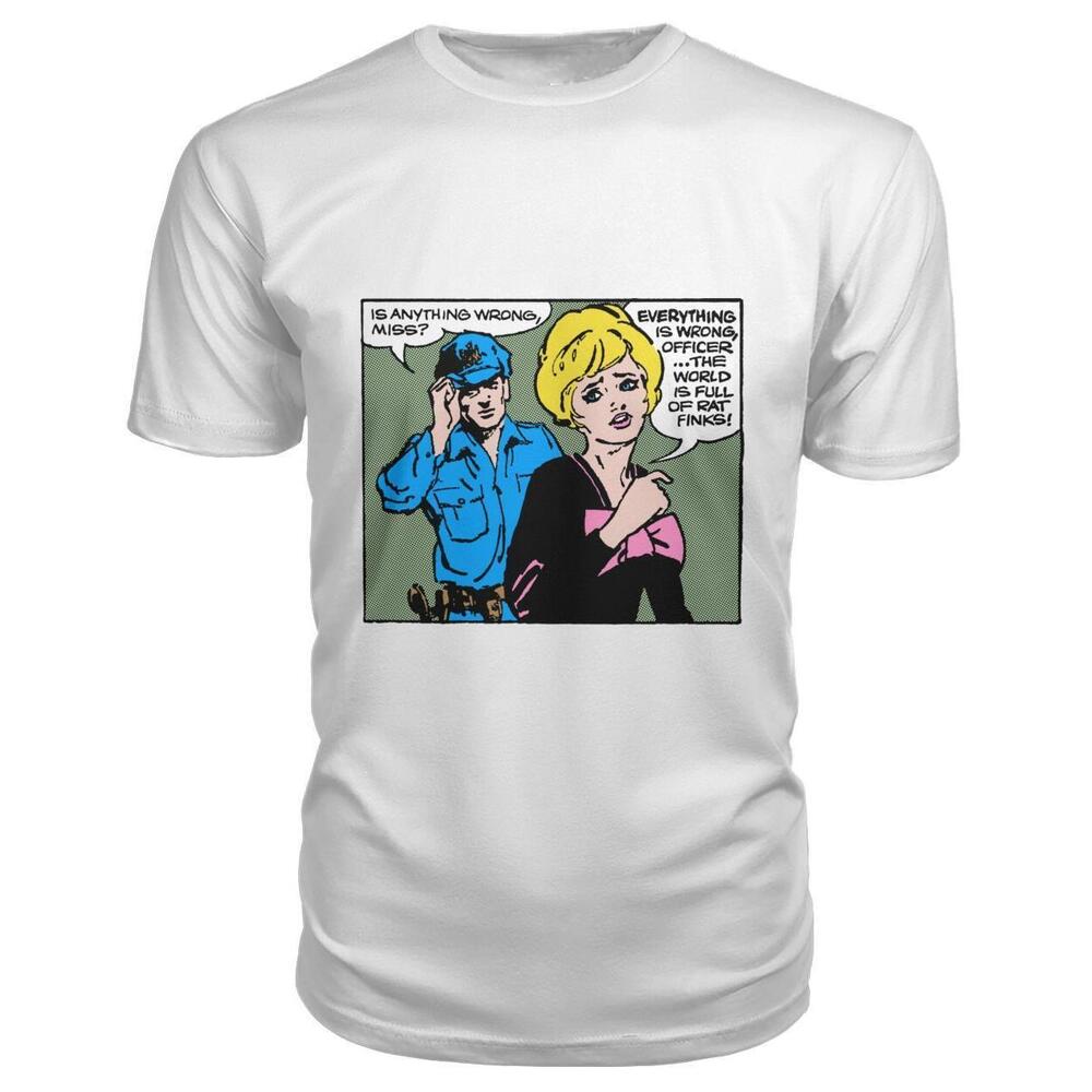 Comic Pop Art The World Is Full Of Rat Finks Shirt